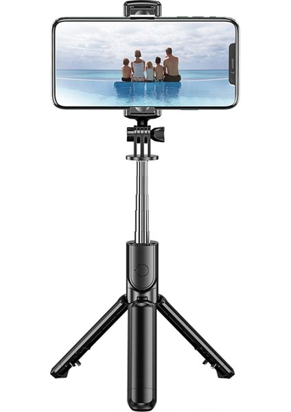 S03 Beyaz Işık Yok 3'ü 1 Arada Bluetooth Selfie Çubuğu Katlanabilir Mini Taşınabilir Genişletilebilir Tripod Monopod Kamera Için Dolgu Işığı Deklanşörlü Uzaktan Kumanda (Yurt Dışından) fiyatları