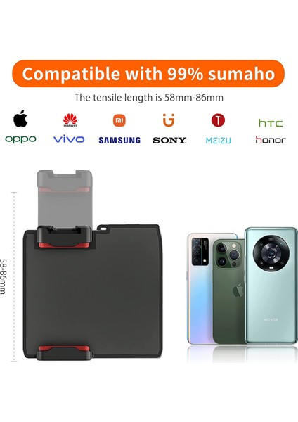 Uurig Ph-10 Uurıg Ph-10 Telefon Capgrip El Selfie Güçlendirici iPhone 14 13 Samsung Için Dolgu Işığı Lambalı Bluetooth Uzaktan Kumanda Deklanşörü (Yurt Dışından) modelleri