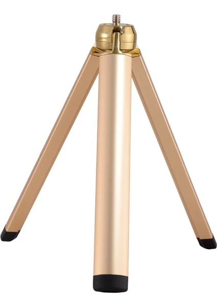 Altın Alüminyum Selfie Çubuk Montaj Tutucu Top Kafa Mini Tripod iPhone Xiaomi Samsung Telefonları Için Monopod Gopro Sjcam Kameralar (Yurt Dışından) indirimleri