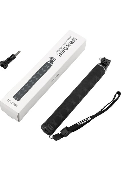 Selfie Çubuğu Telesın 0.9 M Karbon Fiber Selfie Çubuğu Uzatılabilir Alüminyum Alaşımlı Tripod Gopro Hero 11 10 9 8 7 6 5 4 Djı Osmo Eylem Kamera (Yurt Dışından)