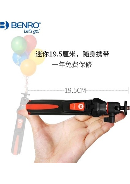 Beyaz Benro MK10 El Uzatılabilir Mini Tripod Selfie Çubuğu Uzaktan Kumandalı Yepyeni (Yurt Dışından) modelleri