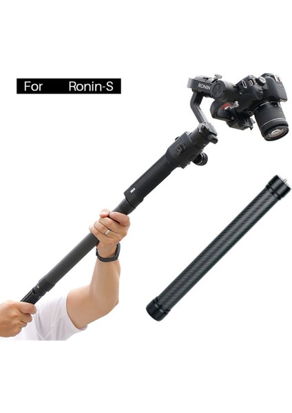 Siyah Karbon Fiber Uzatma Direği Sopa Monopod Ronin S Sc Rsc2 Zhiyun Feiyutech Hohem Kamera Sabitleyici Gimbal Aksesuarları (Yurt Dışından) modelleri