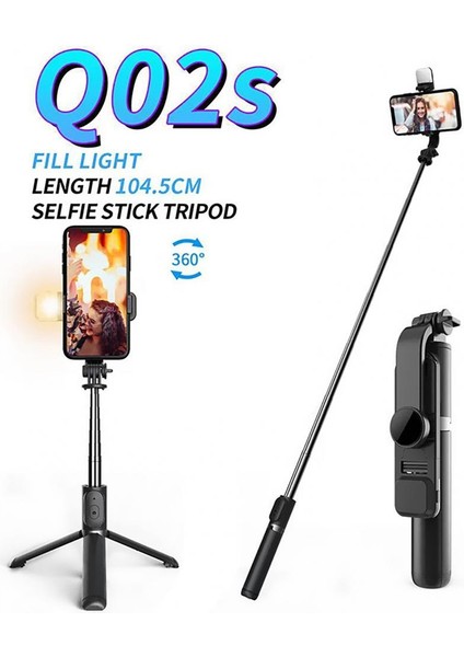 Beyaz Bir Selfie Çubuğu Tek Eksenli Sarsıntı Önleyici Aşınmaya Dayanıklı Dolgu Işığı Telefon Tripod Dış Mekan Için Uzaktan Kumandalı (Yurt Dışından) fiyatları