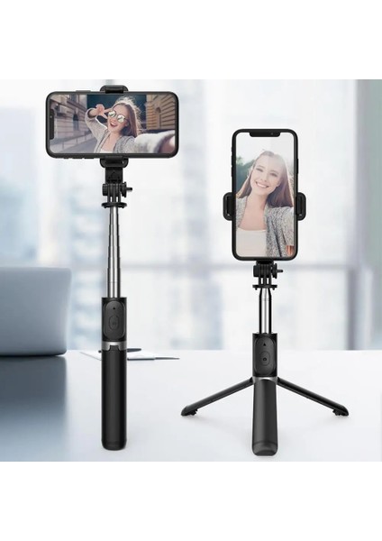 Beyaz Bir Selfie Çubuğu Tek Eksenli Sarsıntı Önleyici Aşınmaya Dayanıklı Dolgu Işığı Telefon Tripod Dış Mekan Için Uzaktan Kumandalı (Yurt Dışından) modelleri