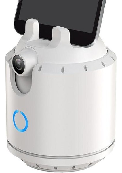 Beyaz Otomatik Yüz Takip Tripod Eller Serbest Rotasyon Otomatik Takip Telefon Tutucu Otomatik Takip Akıllı Telefon Tutucu Içerik Için Kamera Standı (Yurt Dışından)