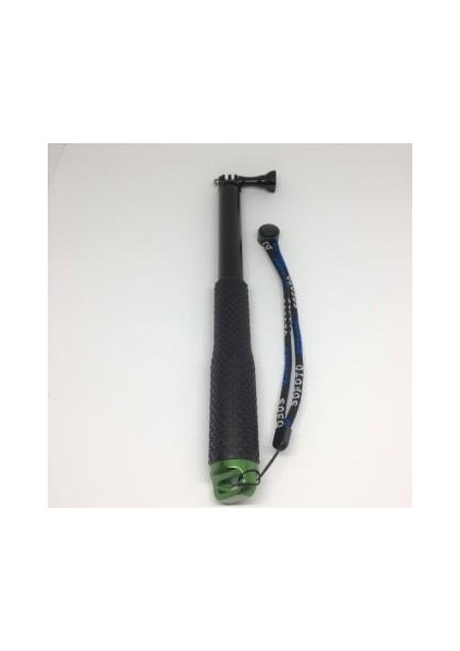 Yeşil Selfie Çubuğu Go Pro Aksesuarları 36 ''inç Alüminyum Monopod Selfie Sopa Gopro 9 8 7 6 5 4 3 SJ4000 Sj6 Sj7 Yi 4K Djı Osmo H8 H8R H9 Akaso (Yurt Dışından)