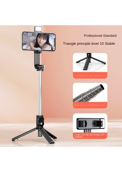 Işık ile Fgclsy 2023 Yeni Bluetooth Kablosuz Selfie Çubuğu, Dolgu Işığı ile 360 Dönen Tüm Akıllı Telefonlar Için Taşınabilir Uzaktan Kumanda Tripod (Yurt Dışından) indirimleri