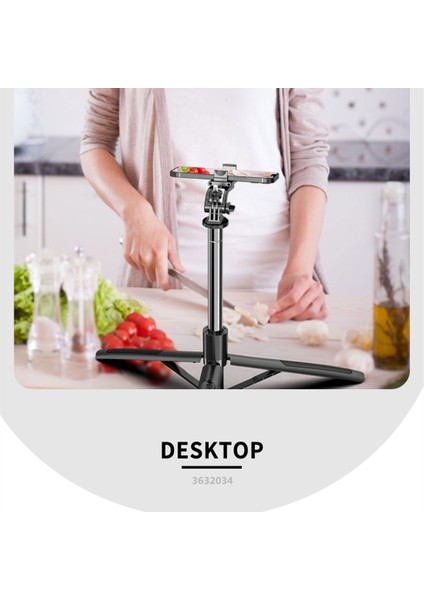 Işık Yok Kutu Yok Yeni Kablosuz Bluetooth Selfie Çubuğu Katlanabilir Uzaktan Deklanşörlü Büyük Tripod Kameralı Telefon Için Selfie Canlı Akışı Için Orijinal (Yurt Dışından)