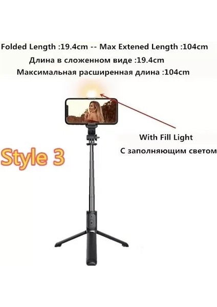 Max 104 cm Rotasyon Canlı Akıllı Aı Takip Fotoğraf Vlog Video Kaydedici Otomatik Yüz Takip Gimbal Sabitleyici Telefon Tripodu Aksesuarları (Yurt Dışından)
