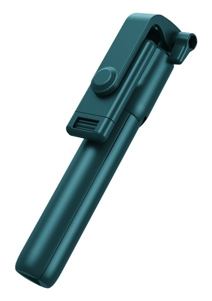 Yeşil Kablosuz Bluetooth Uyumlu Selfie Çubukları Katlanabilir Mini Tripod Deklanşör Uzaktan Kumanda Xiaomi Huawei iphone Ios Android Için (Yurt Dışından)