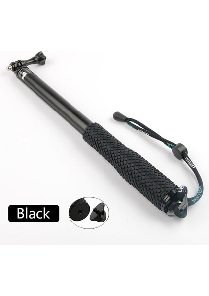 43 Inç Siyah 43IN Alüminyum Dalış Monopod Gopro Hero 6 5 7 8 9 10 Siyah Tripod Oturumu Sjcam Sj7 Eylem Kamera Selfie Sopa Go Pro (Yurt Dışından)