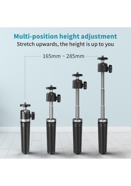 Aksiyon Kamerası Için Telesın Mini Tripod Selfie Çubuğu Gopro Hero 10 9 Için Taşınabilir Alüminyum Alaşım Ayarlanabilir Uzunluk Aksiyon Kamerası iPhone Android Için (Yurt Dışından) fiyatları