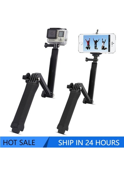 Mavi 3 Yollu Kavrama Su Geçirmez Monopod Selfie Sopa Tripod Standı Gopro Hero 11 10 9 8 7 Yi 4K Sjcam Eken Djı Osmo Go Pro Aksesuarları (Yurt Dışından)
