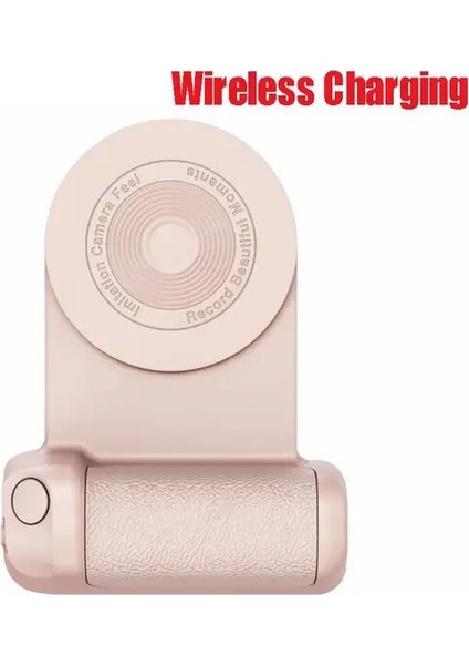 F Manyetik Kamera Kolu Cep Telefonu Raf Selfie Manyetik Emme Kablosuz Şarj Braketi Masaüstü Şarj Cihazı (Yurt Dışından)