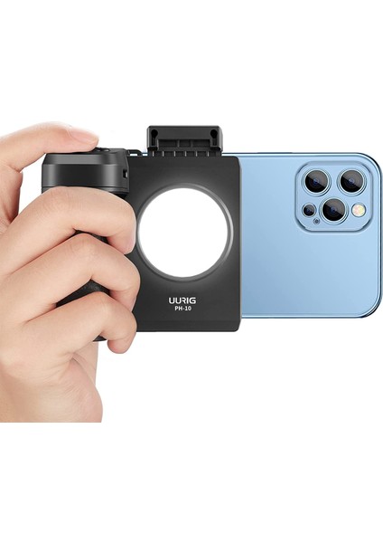 Ra-11 Uurıg Ph-10 Telefon Capgrip El Selfie Güçlendirici Bluetooth Uzaktan Kumanda Deklanşörü iPhone 14 13 Samsung Için Dolgu Işığı Lambası (Yurt Dışından) fiyatları