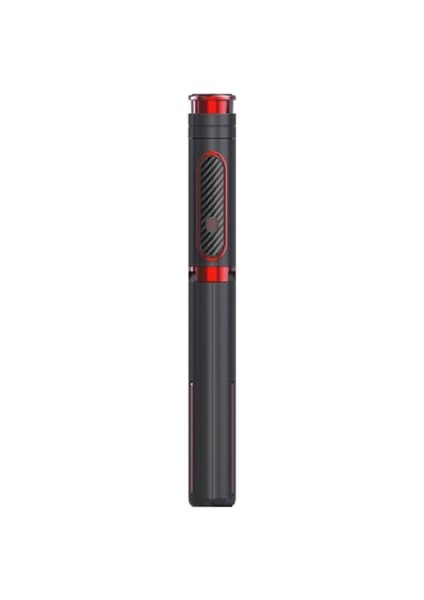 Kablosuz Bluetooth Uzaktan Kumanda ile Siyah Selfie Sopa LED Işık Fotoğraf Ayarlanabilir Telefon Kamera Canlı Mini Tripod (Yurt Dışından)