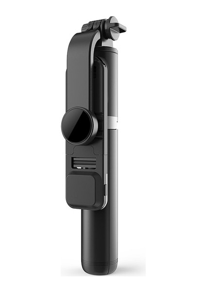Q02S LED Siyah Kablosuz Bluetooth Selfie Çubuğu Katlanabilir Tripod, Android iPhone Akıllı Telefon Için Doldurma Işığı Deklanşör Uzaktan Kumanda ile Gimbal Yeni (Yurt Dışından)