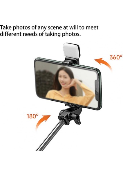 Pembe R1 Kullanışlı Cep Telefonu Braketi Yaygın Uyumlu Serbest Açı Ayarı Kablosuz Uzaktan Selfie Tripod Canlı Akış (Yurt Dışından)