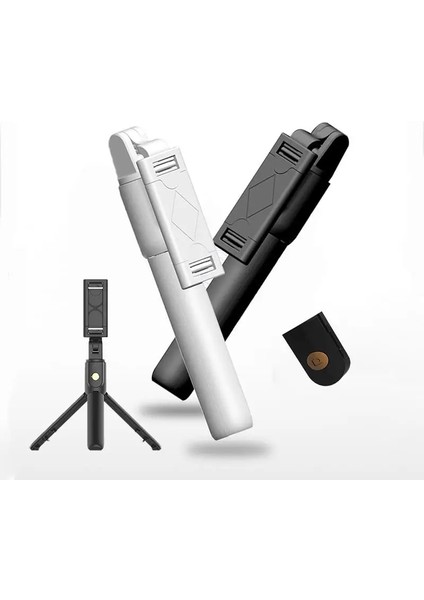 K07-BLACK Selfie Sopa 3 In 1 Kablosuz Bluetooth Uzaktan Tripod Monopod Evrensel Içilebilir Telefon Izle Film Telefon Sabitleyici (Yurt Dışından) fiyatları