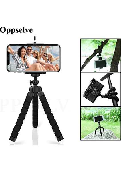Mavi Tripod Seti Tripod Braketi Cep Telefonu Tutucu Cep Telefonu Kamera Selfie Çubuğu Monopod Kamera Montaj Desteği iPhone 13 12 11 Için Uzaktan Kumanda (Yurt Dışından)