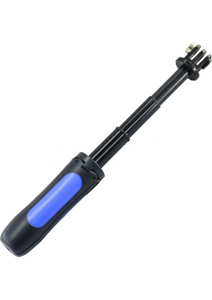 Mavi Selfie Sopa Kendinden El Uzatılabilir Kutup Monopod Mini Tripod Standı Gopro Hero 7 6 5 4 3 + Xiaoyi 4K Lite Sjcam Aksesuarları (Yurt Dışından) modelleri