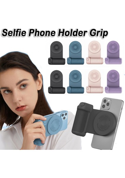 Siyah Manyetik Kamera Kolu Fotoğraf Braketi Bluetooth Uyumlu El Kavrama Telefon Selfie Cihazı Samsung Için Ios Için Magsafe Masaüstü (Yurt Dışından) indirimleri
