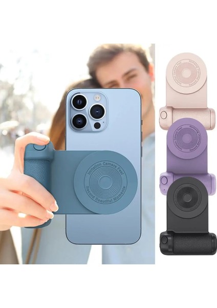 C Sıcak Akıllı Telefon Manyetik Kamera Kolu Fotoğraf Braketi Akıllı Bluetooth Uyumlu Cep Telefonu Sarsıntı Önleyici Selfie Cihazı Telefon Standı (Yurt Dışından) fiyatları