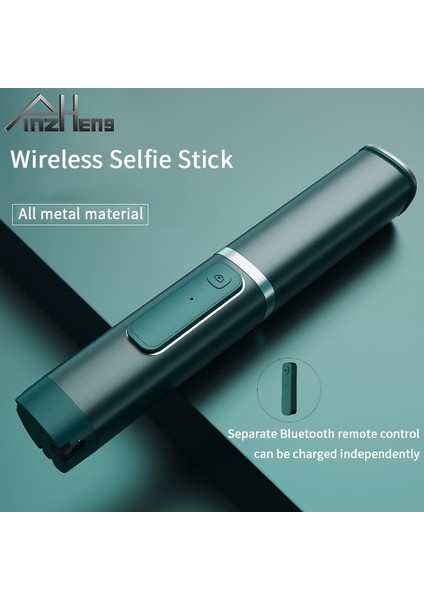 Siyah Pınzheng Kablosuz Bluetooth Selfie Sopa iPhone Katlanabilir Tripod Monopod Deklanşör Uzaktan Uzatılabilir Selfie Sopa Xiaomi (Yurt Dışından) fiyatları