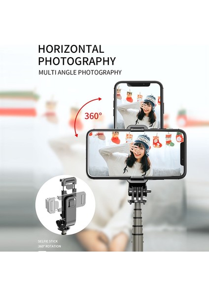 Siyah Roreta 2023 Yenı Katlanabilir Kablosuz Bluetooth Selfie Sopa Monopod Bluetooth Deklanşör ile Alüminyum Alaşım Tripod iphone Huawei Için (Yurt Dışından) fırsatları