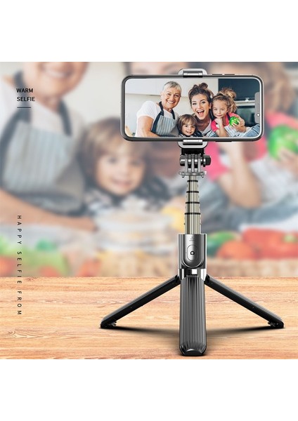 Siyah Roreta 2023 Yenı Katlanabilir Kablosuz Bluetooth Selfie Sopa Monopod Bluetooth Deklanşör ile Alüminyum Alaşım Tripod iphone Huawei Için (Yurt Dışından) indirimleri