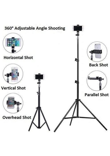 Dış Mekan Fotoğrafçılığı Için 50CM Tirpod Sabit Tripod 360° Çevresel Telefon Tutucu Uzaktan Kumanda Selfie Çubuğu Standı Video Çekme ve Kaydetme (Yurt Dışından) fırsatları