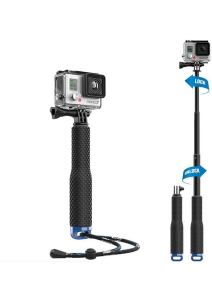Siyah Blakc El Monopod Selfie Sopa Gopro Kahraman 987 65 4 3 Xiaomi Yi 4K Lite Mijia SJ4000 Sj6/8/9/10 Eylem Soocoo C30 S300 Eken H9 (Yurt Dışından) indirimleri