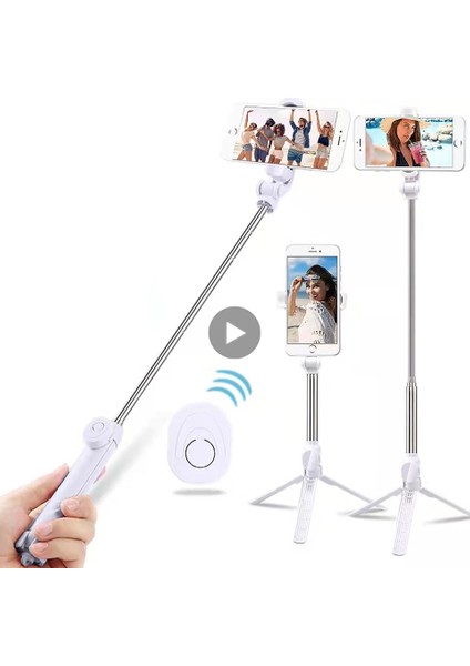 Pembe Işıklı Tripod Selfie Çubuğu LED Işıklı Lamba Telefon Cep Telefonu Tutucu Standı Akıllı Telefon Monopod Bluetooth Teleskopik Kendinden Kutup Pau (Yurt Dışından) fiyatları