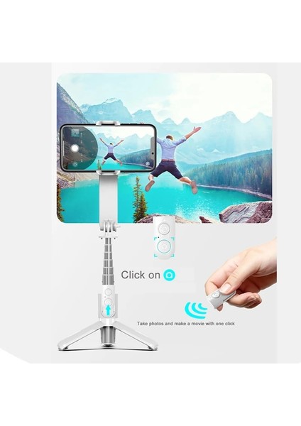 Paket ile Tongdaytech 3 In 1 Bluetooth Selfie Çubuğu El Gimbal Sabitleyici Tripod Para Movil Iphone 11 12 Pro Max Samsung Xiaomi (Yurt Dışından) fırsatları