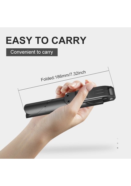 Beyaz Işıklı Kablosuz Bluetooth Selfie Çubuğu Dolgu Işığı ile Uzatılabilir Katlanabilir Tripod Standı Ios Android Için Canlı Yayın Telefon Tutucu (Yurt Dışından) modelleri