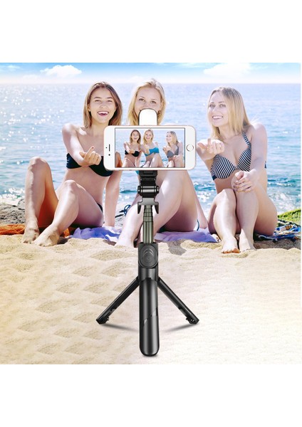 Beyaz Işıklı Kablosuz Bluetooth Selfie Çubuğu Dolgu Işığı ile Uzatılabilir Katlanabilir Tripod Standı Ios Android Için Canlı Yayın Telefon Tutucu (Yurt Dışından) indirimleri
