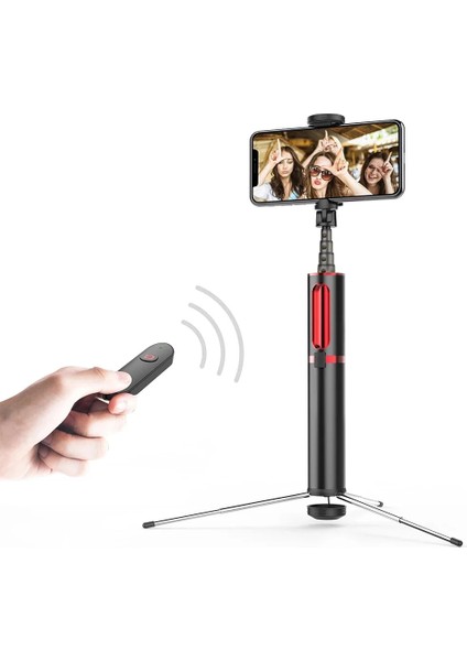 Şerit El Gimbal Sabitleyici Teleskopik Çubuk iPhone 12/samsung S21/XIAOMI Bluetooth Selfie Sopa Tripod Akıllı Telefon Için (Yurt Dışından) modelleri