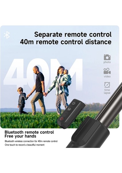 1.3m Selfie Çubuğu 1.3m Selfie Çubuğu Tripod, Gopro Hero Için Kablosuz Bluetooth Uzaktan Kumandalı 11 10 9 INSTA360 Smartphone Için Djı Eylem Kamera (Yurt Dışından) fırsatları