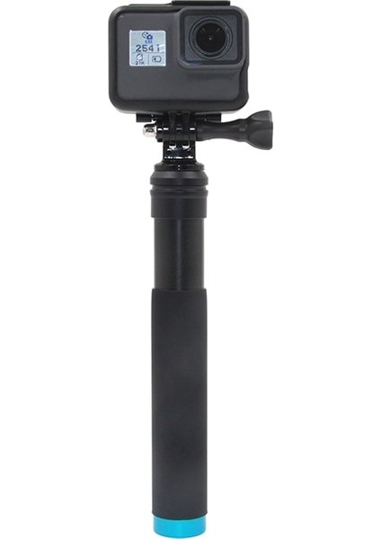 Siyah Alüminyum Alaşımlı Uzatılabilir Özçekim Çubuğu Kaymaz El Özçekim Çubuğu Gopro Hero Için 10 9 8 7 6 5 INSTA360 Osmo Eylem Sjcam (Yurt Dışından)