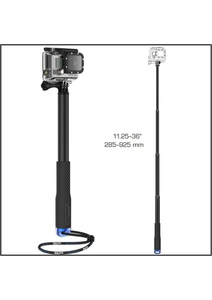 Yeşil 36 Inç Uzatılabilir El Kutup Teleskopik Selfie Monopod Sopa Go Pro Hero Için 10 9 8 7 6 5 4 3 + Eylem Kamera Aksesuarları (Yurt Dışından) fırsatları