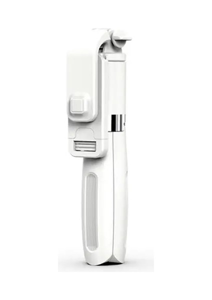 Beyaz Kablosuz Bluetooth Uyumlu Selfie Çubuğu Tripod Katlanabilir Tripod Monopod Gopro Spor Eylem Kamera Için Akıllı Telefonlar Için Evrensel (Yurt Dışından)