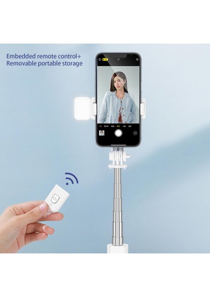 Pembe Selfie Çubuğu R1 Cep Telefonu Braketi 360 Derece Dönme Bluetooth Uyumlu 4.0 Cep Telefon Tripodu Cep Telefonu Aksesuarları (Yurt Dışından) fırsatları