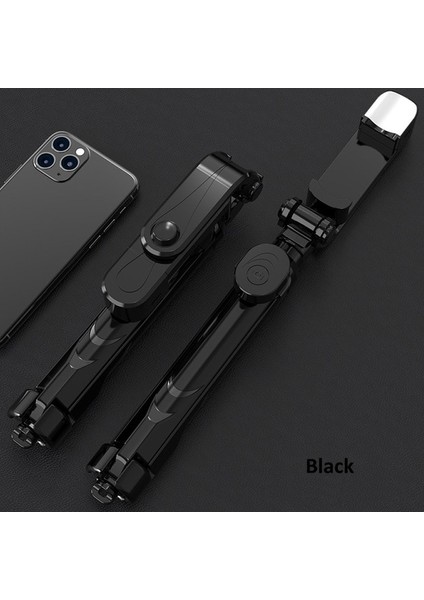 Siyah Onvian 3'ü 1 Arada Kablosuz Bluetooth Selfie Çubuğu Iphone/android Katlanabilir Mini Tripod Genişletilebilir Monopod Uzaktan Kumandalı Yeni (Yurt Dışından)