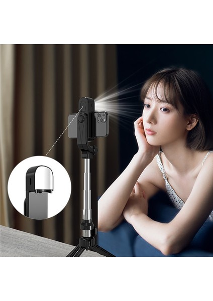 Siyah Onvian 3'ü 1 Arada Kablosuz Bluetooth Selfie Çubuğu Iphone/android Katlanabilir Mini Tripod Genişletilebilir Monopod Uzaktan Kumandalı Yeni (Yurt Dışından) fırsatları