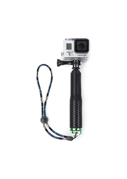 Go Pro Aksesuarları Için Mavi Monopod El Uzatılabilir Kutup Monopod Selfie Sopa Xiaomi Gopro Hero5 Hero4 Hero 7 6 5 4 3 + 3 2 1 SJ4000 (Yurt Dışından) fırsatları