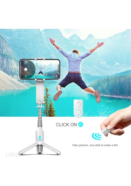 Siyah Selfie Çubuğu Tripodlu Cep Telefonu Için Kablosuz Bluetooth Xiaomi Huawei iphone Ios Android Sabitleyici Cep Telefonu (Yurt Dışından) fırsatları