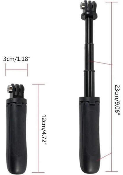 Kırmızı KX4A Tripod Gimbal Masaüstü Masa Üstü Basit Selfie Sopa Standı Katlanabilir Gopro-Hero 4/3/2/1 SJ4000 SJ5000 SJ6000 Sabitleyici (Yurt Dışından) modelleri