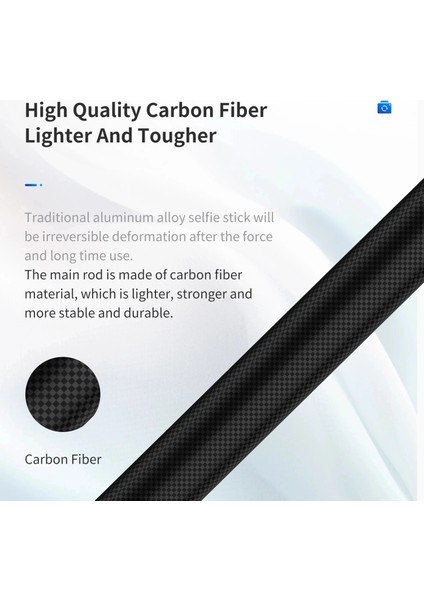 B INSTA360 One Rs R 116 cm Karbon Fiber Monopod Selfie Çubuğu Uzatılabilir 1/4 Vida ile Gopro Hero 10 9 8 Djı Osmo Action 2 (Yurt Dışından) indirimleri