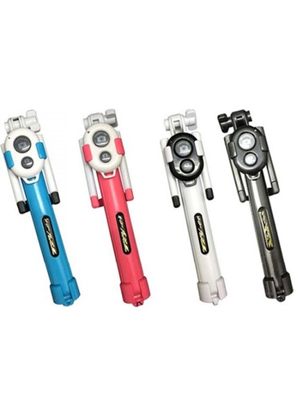 Gül Kırmızı Uzatılabilir El Gimbal Selfie Çubuk Tripod Bluetooth Uyumlu Tüm Telefon Kamera Aksesuarları Için Uzaktan Çekim (Yurt Dışından) modelleri