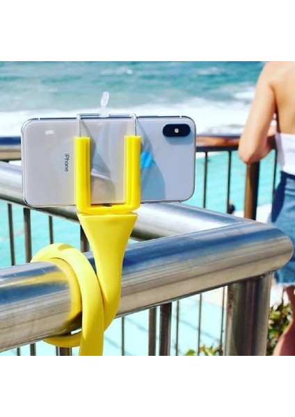 Kırmızı Esnek Selfie Sopa Monopod Tripod Maymun Tutucu Gopro Için IPhone Kamera Telefonu Araba Bisiklet Evrensel (Yurt Dışından)